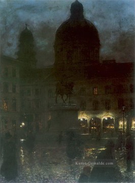 plac wittelsbach w w monachium Aleksander Gierymski Realism Impressionism Ölgemälde
